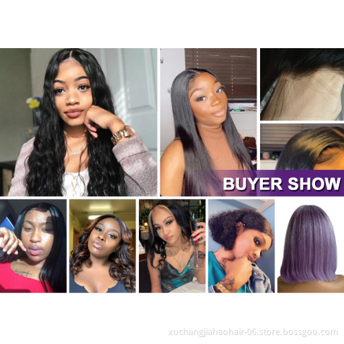 wholesale 4*4 body wave 100% virgin 360 straight brazilian hair frontal hd wig full lace front cuticle aligned human hair wigs